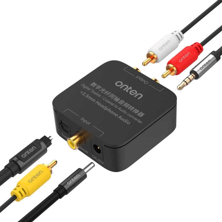 

Onten 37506 Digital Optical Coaxial Audio Converter Support 192K