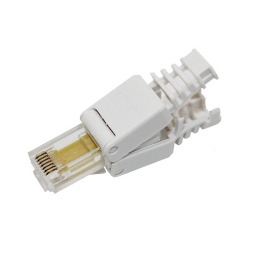 

Tool-free Crimping RJ-45 Connector Modular Plug, Short Version Cat5e