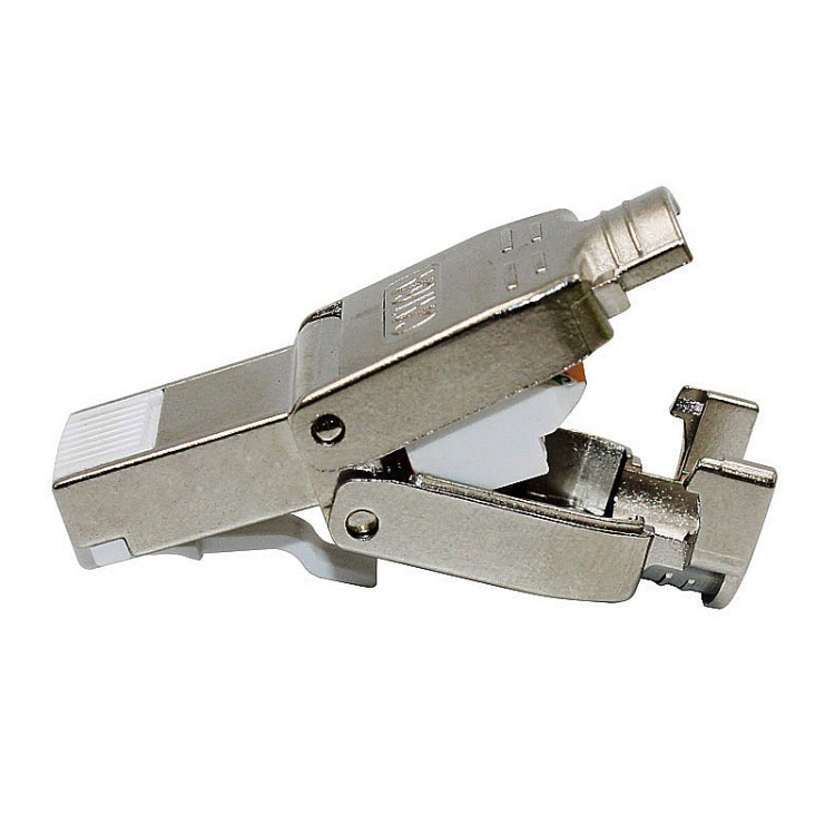 

Tool-free Assembly RJ-45 Connector Modular Plug, STP Cat6a Metals Shielding