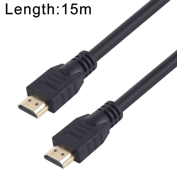 

Super Speed Full HD 4K x 2K 28AWG HDMI 2.0 Cable with Ethernet Advanced Digital Audio / Video Cable Computer Connected TV 19 +1 Tin-plated Copper Version, Length: 15m
