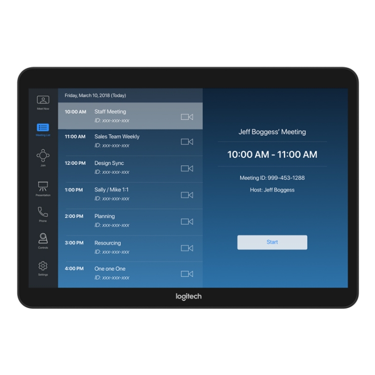 

Logitech TP100 Conference System Touch Screen Controller Digital Signage, EU Plug