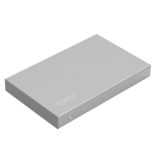 

ORICO 2518S3 USB3.0 External Hard Disk Box Storage Case for 7mm & 9.5mm 2.5 inch SATA HDD / SSD (Silver)