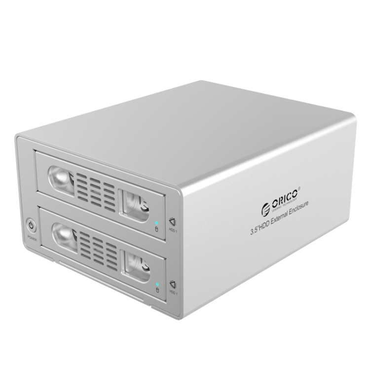 Dual 3.5-Inch SATA to USB 3.0 and eSATA with External Hard Drive Enclosure