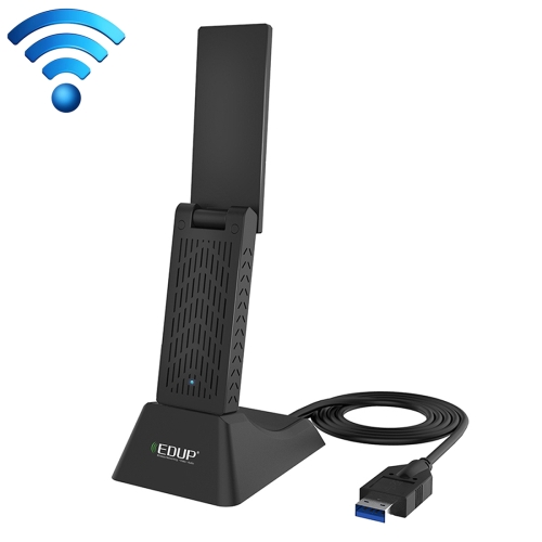 

EDUP EP-AC1675 AC1900Mbps 2.4GHz & 5.8GHz Dual Band USB3.0 WiFi Adapter External Network Card