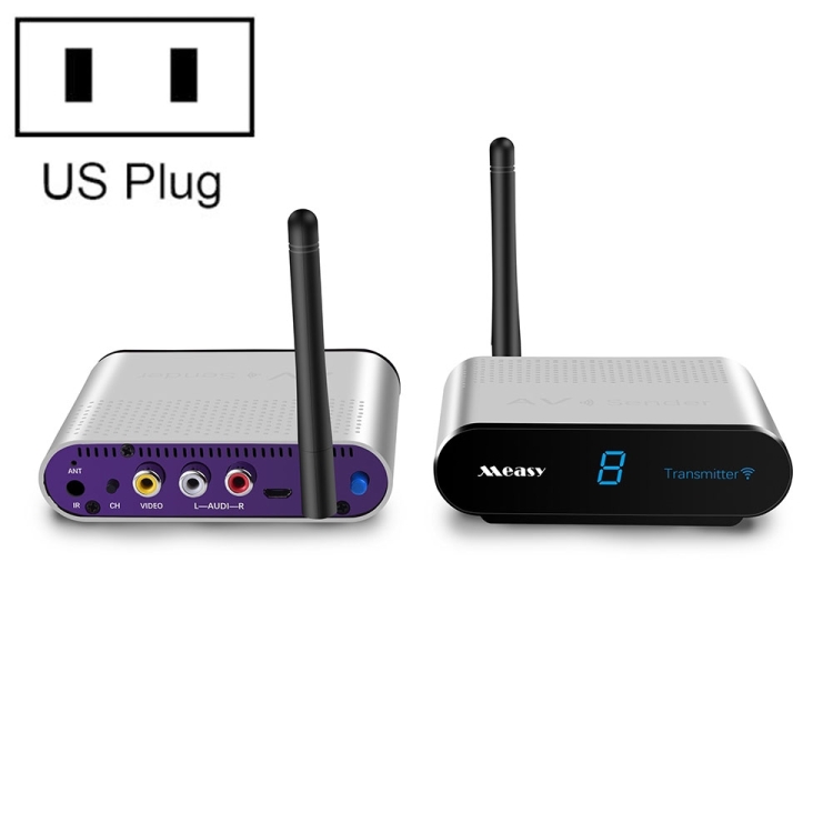 

Measy AV530 5.8GHz Wireless Audio / Video Transmitter and Receiver, Transmission Distance: 300m