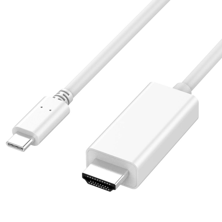 

H7 USB-C / Type-C to HDMI 4K Multi-function Converter Cable, Cable Length: 1.8m(White)