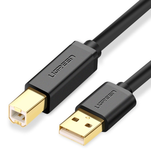 

UGREEN USB 2.0 Gold-plated Printer Cable Data Cable, For Canon, Epson, HP, Cable Length: 5m