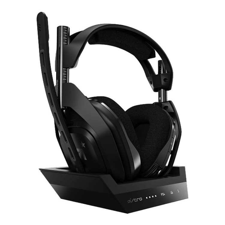 

Logitech Astro A50 Multi-function Base Station Wireless Gaming Headset Microphone, Built-in USB Sound Card