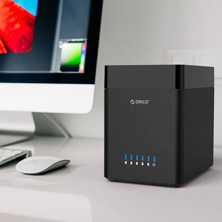 

ORICO DS500C3 3.5 inch 5 Bay Magnetic-type USB-C / Type-C Hard Drive Enclosure with Blue LED Indicator