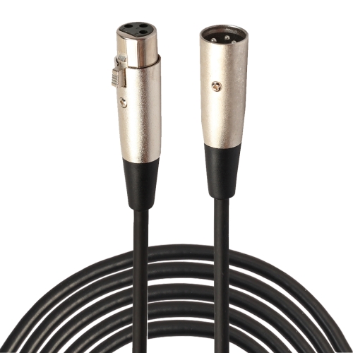 

5m 3-Pin XLR Male to XLR Female MIC Shielded Cable Microphone Audio Cord