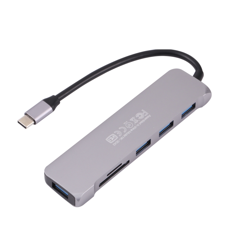 

6 In 1 Multi-function Type-C / USB-C Adapter Docking Station