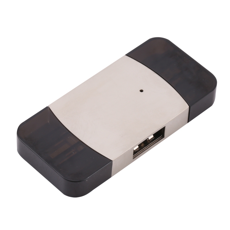 

4 In 1 Type-C / USB-C + 8 Pin + Dual USB Multi-function Adapter with Dual OTG Function