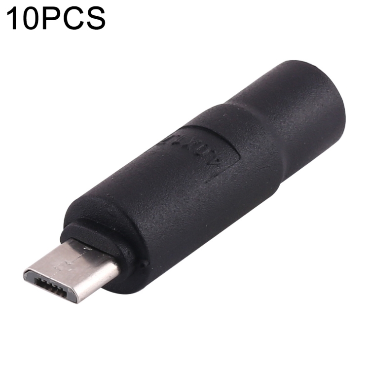

10 PCS 4.0 x 1.7mm to Micro USB DC Power Plug Connector