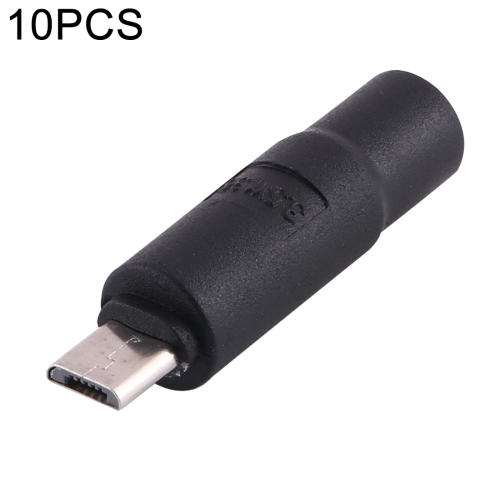 

10 PCS 3.5 x 1.35mm to Micro USB DC Power Plug Connector