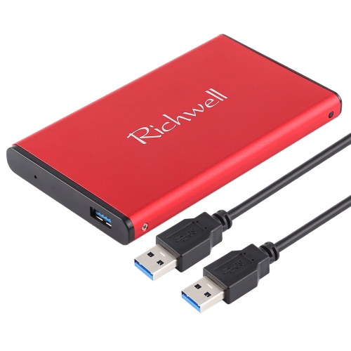 

Richwell SATA R2-SATA-1TGB 1TB 2.5 inch USB3.0 Super Speed Interface Mobile Hard Disk Drive(Red)
