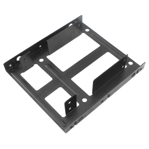 

SATA 2.5 inch to 3.5 inch Double Disk SSD Metal Bracket(Black)