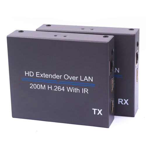 

NK-E200IR 200m Over LAN HDMI H.264 HD (Transmitter + Receiver) Extender with IR