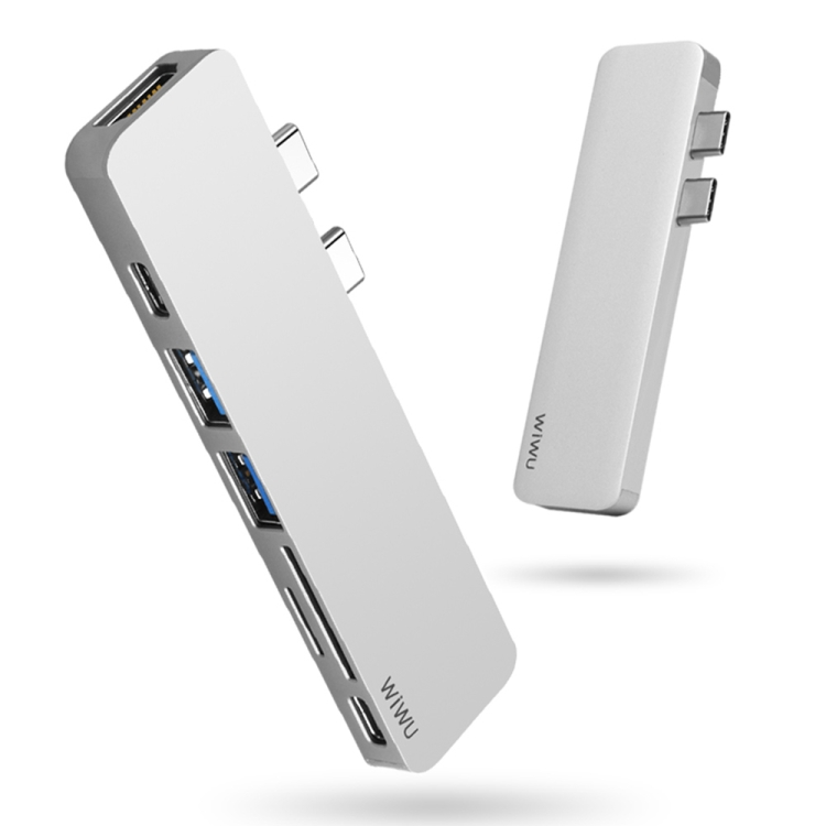 

WIWU T8 Lite 5 In 1 Type-C / USB-C Multifunctional Extension HUB Adapter