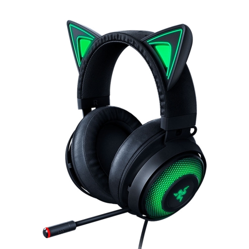 

Razer Kraken Kitty Edition Symphony RGB USB Wired Headphone, Cable Length: 1.3m (Black)