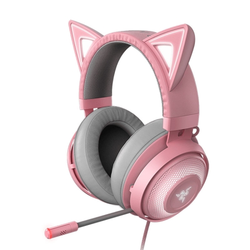 

Razer Kraken Kitty Edition Symphony RGB USB Wired Headphone, Cable Length: 1.3m (Pink)