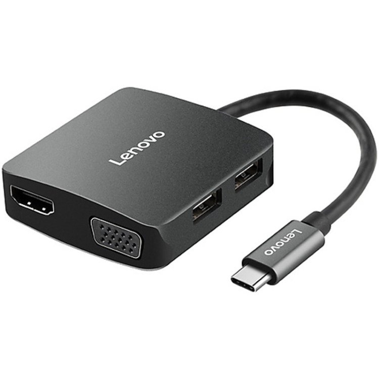 

Lenovo C06 6 In 1 Type-C / USB-C to HDMI / VGA Universal Converter Docking Station