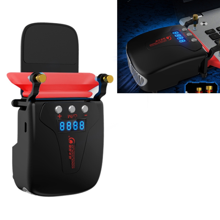 

COOLCOLD Notebook Radiator Ventilation Type Intelligent Temperature Control Computer Cooling Pad (Black)