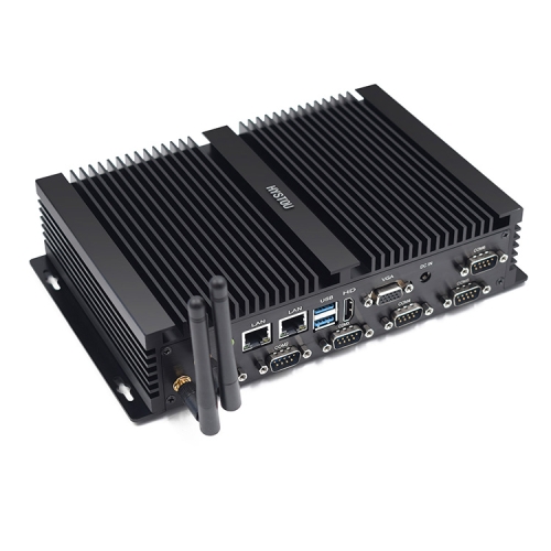 

HYSTOU K4 Windows 10 or Linux System Mini ITX PC without RAM and SSD, Intel Core i5-4200U 2 Core 4 Threads up to 1.60-2.60GHz, Support mSATA, WiFi