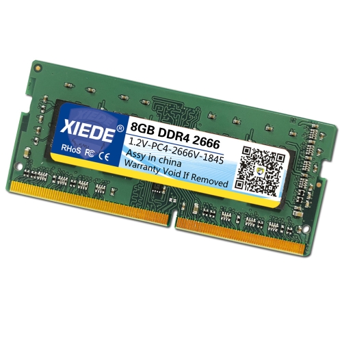 

XIEDE DDR4 2666MHz 2667MHz 8GB PC4 Memory RAM Module for Laptop