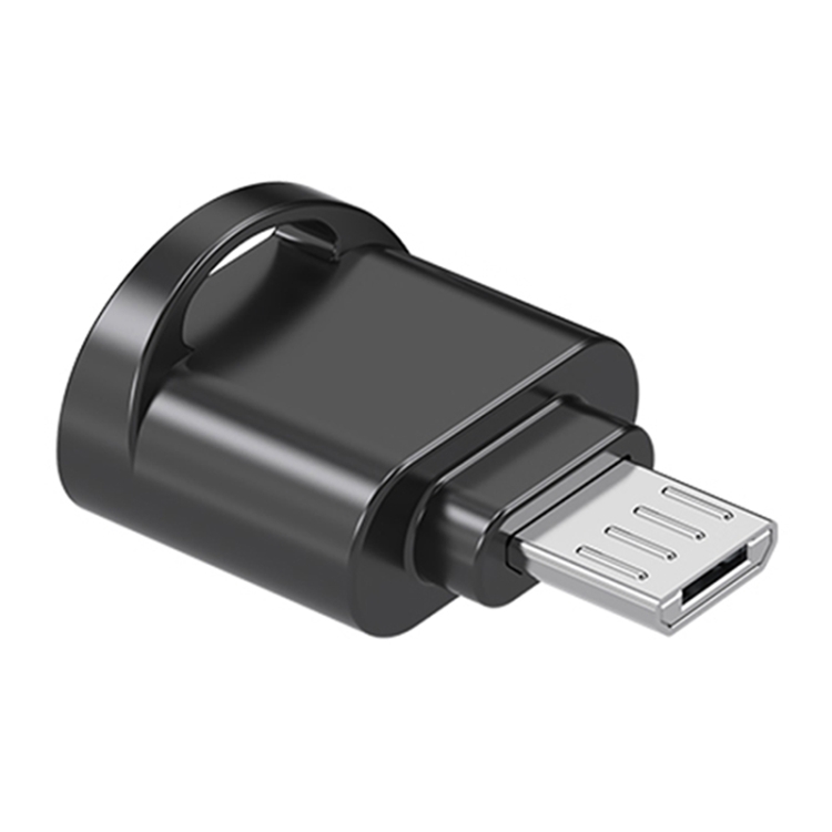 

Micro USB to TF Card Adapter Mini TF Card Reader(Black)
