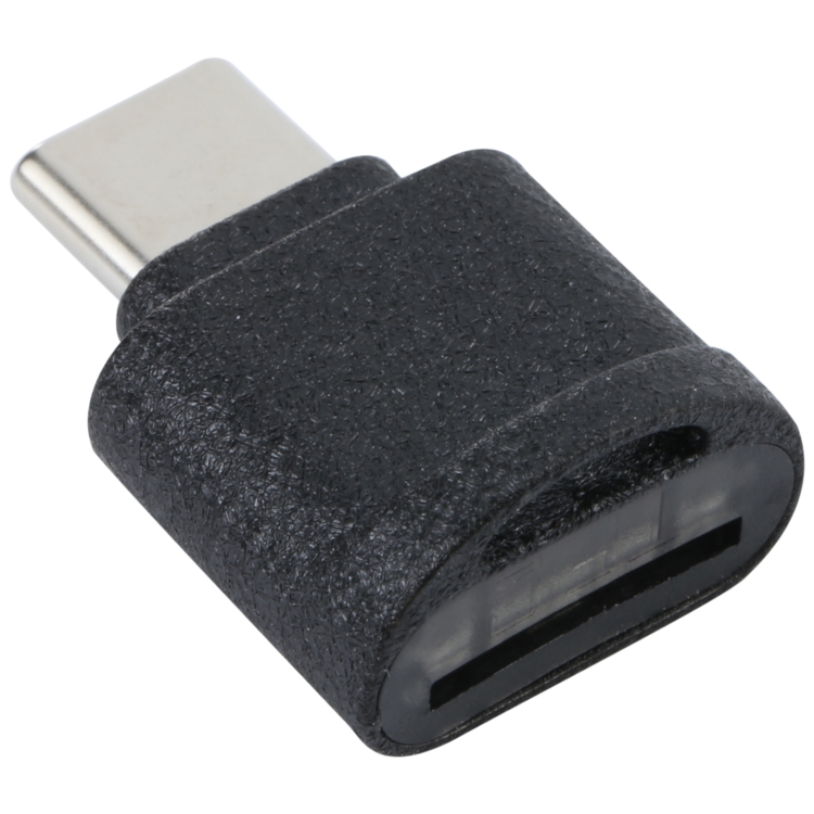 

USB-C / Type-C to TF Card Adapter Mini TF Card Reader(Black)