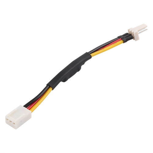 

3 Pin Male to Female CPU Fan PWM Deceleration Cable Temperature Control Drop Speed Cord, Length: 11cm
