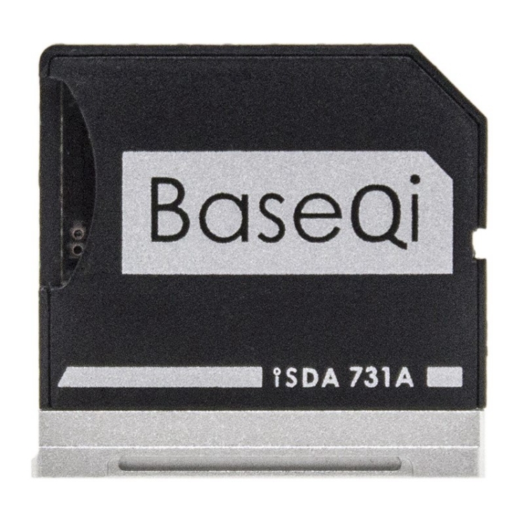 

BASEQI Hidden Aluminum Alloy High Speed SD Card Case for Dell XPS 13.3 inch Laptop