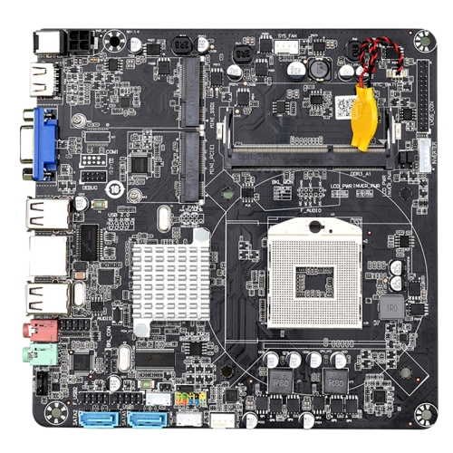 

HM55B DDR3 Desktop Computer Mainboard, Support for Intel Pentium / i7 / i5 / i3 Series CPU, Support Wifi