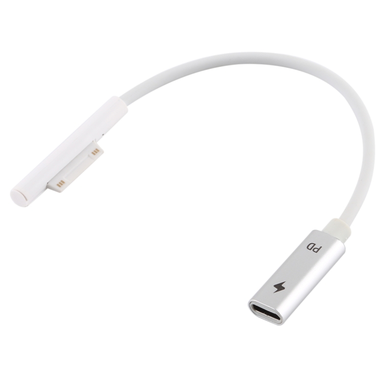 

Pro 6 / 5 to USB-C / Type-C Female Interfaces Power Adapter Charger Cable(White)