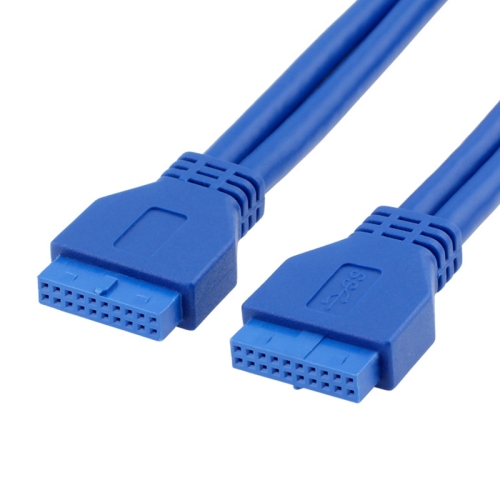 

5Gbps USB 3.0 20 Pin Female to Female Extension Cable Mainboard Extender, Cable Length: 50cm