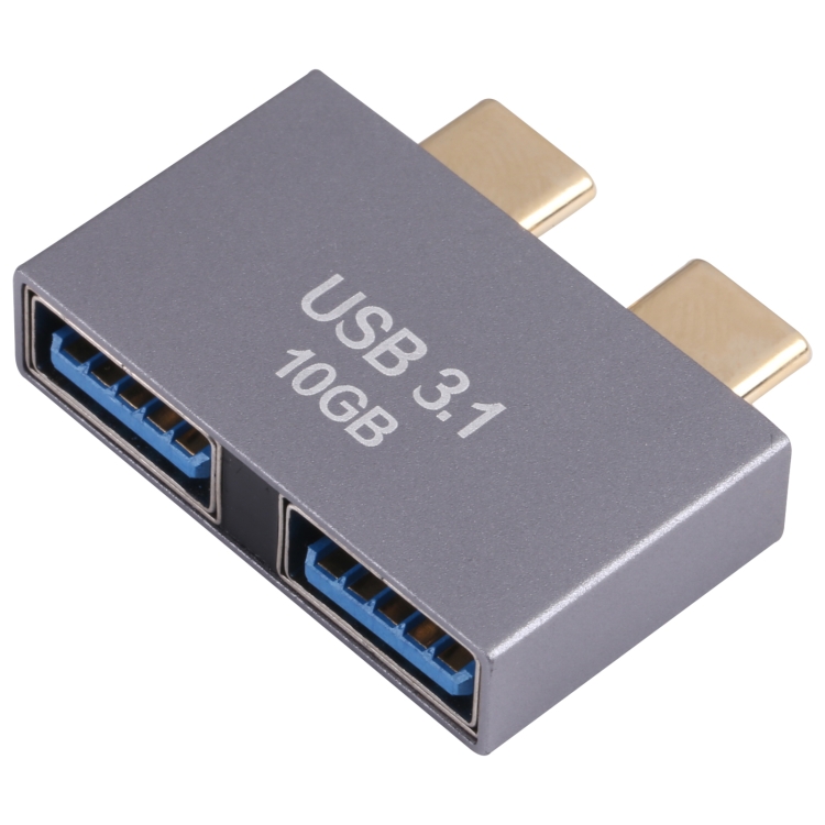 

2 x USB Female to 2 x USB-C / Type-C Male Adapter