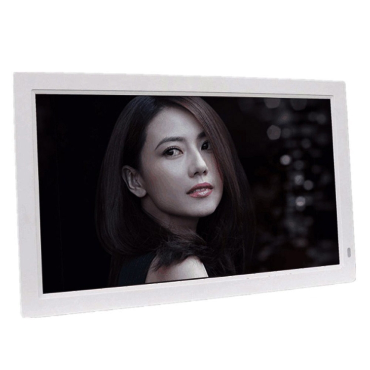 

21.5 inch IPS Digital Photo Frame Electronic Photo Frame Advertising Machine Support 1080P HDMI(White)