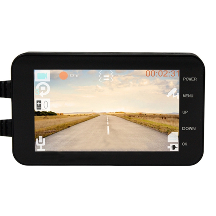 

4 inch HD WIFI Dual Lens 1080P Waterproof Motorcycle Driving Recorder