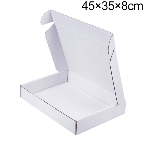 

Shipping Box Clothing Packaging Box, Color: White, Size: 45x38x8cm