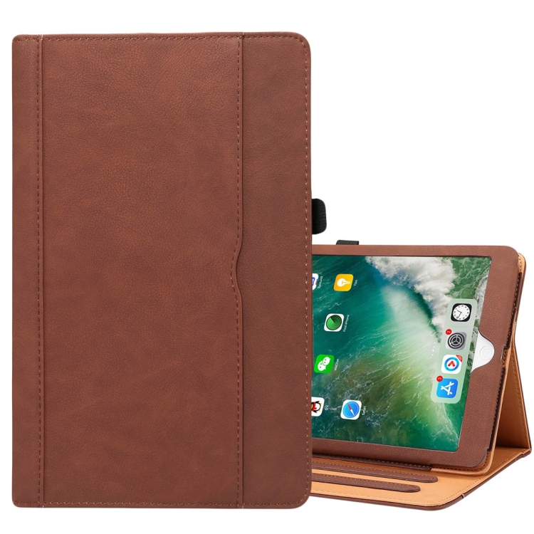

For iPad 9.7 (2018) & iPad 9.7 inch (2017) & iPad Air 2 & iPad Air Cowhide Pattern PC Protective Case(Brown)