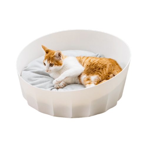 

Original Xiaomi Youpin Jordan & Judy Half Embrace Round Pet Nest (Beige White)