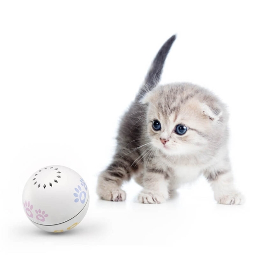 

Original Xiaomi Youpin Petoneer 7.1cm USB Charging Pet Dog Cat Toy Ball(White)