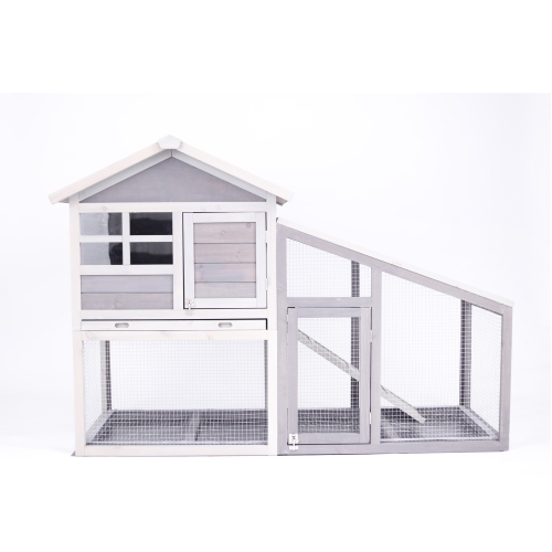 

[US Warehouse] Wood Pet House Small Animal Cage, Size: 145x64.8x100cm