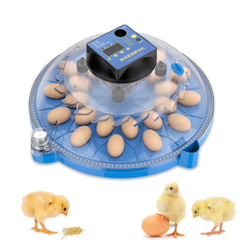 

Egg Incubator Small Round Automatic Home Intelligent Chicken Tool Double Electric Hatcher, CN Plug, Specification: 24 PCS Fully Automatic