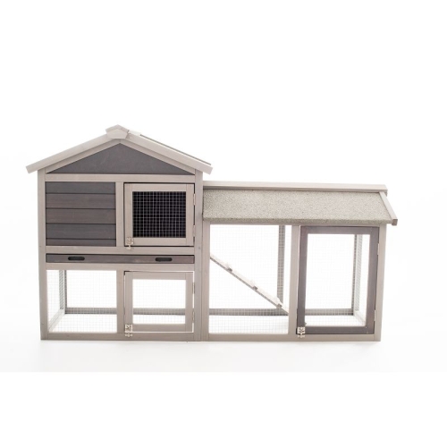 

[US Warehouse] Wooden Pet House, Size: 58.27x33.86x 21.26 inch