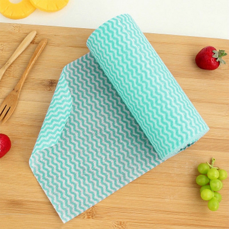 

50 Sheets Non-Woven Disposable Washing Towels Dishcloth (Green)