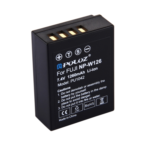 

PULUZ NP-W126 7.4V 1260mAh Li-ion Battery for FUJI X-E3 / X-E1