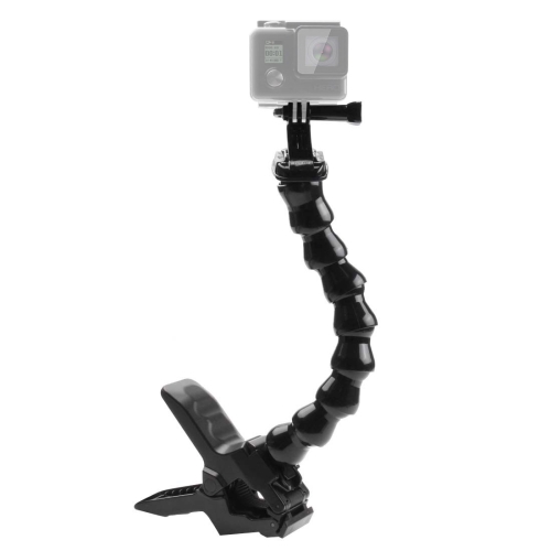 

[UAE Warehouse] PULUZ Action Sports Cameras Jaws Flex Clamp Mount for GoPro HERO10 Black / HERO9 Black / HERO8 Black /7 /6 /5 /5 Session /4 Session /4 /3+ /3 /2 /1, DJI Osmo Action, Xiaoyi and Other Action Cameras