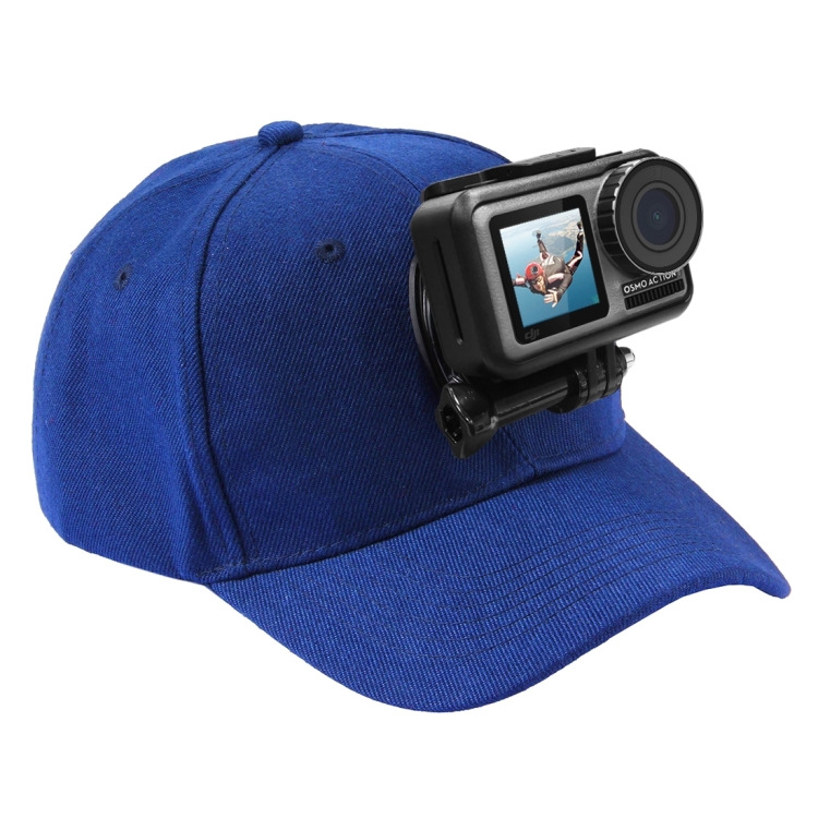 

PULUZ Baseball Hat with J-Hook Buckle Mount & Screw for GoPro HERO9 Black / HERO8 Black /7 /6 /5, DJI OSMO Action, Xiaoyi and Other Action Cameras(Blue)