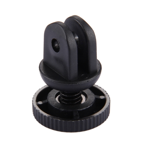 PULUZ Mini Size 1/4 inch Screw Tripod Mount Adapter for DJI Osmo Action, GoPro NEW HERO /HERO7 /6 /5 /5 Session /4 Session /4 /3+ /3 /2 /1, Xiaoyi and Other Action Cameras, 3.9mm Diameter Screw Hole, 2.2cm Diameter